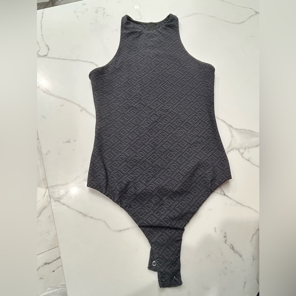 Fendi skims sleeveless bodysuit